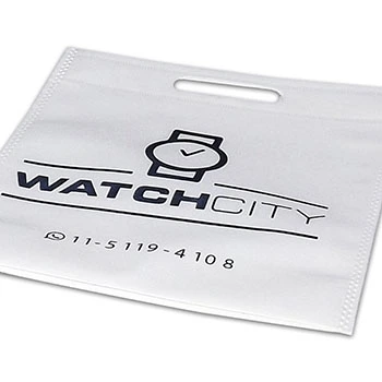 Bolsa sin fuelle inferior y manija troquel de friselina