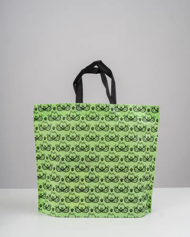 Bolsa de friselina con licencia de Gaturro — Estampa verde