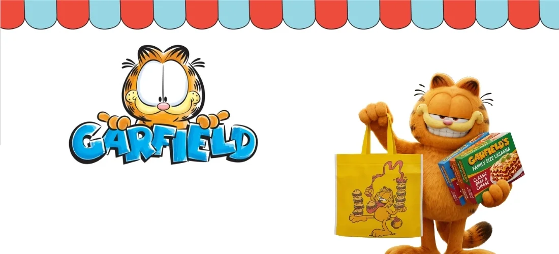 Bolsas con licencia de Garfield